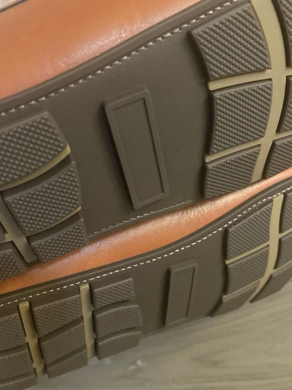 Men's Tan Slip-On Loafers